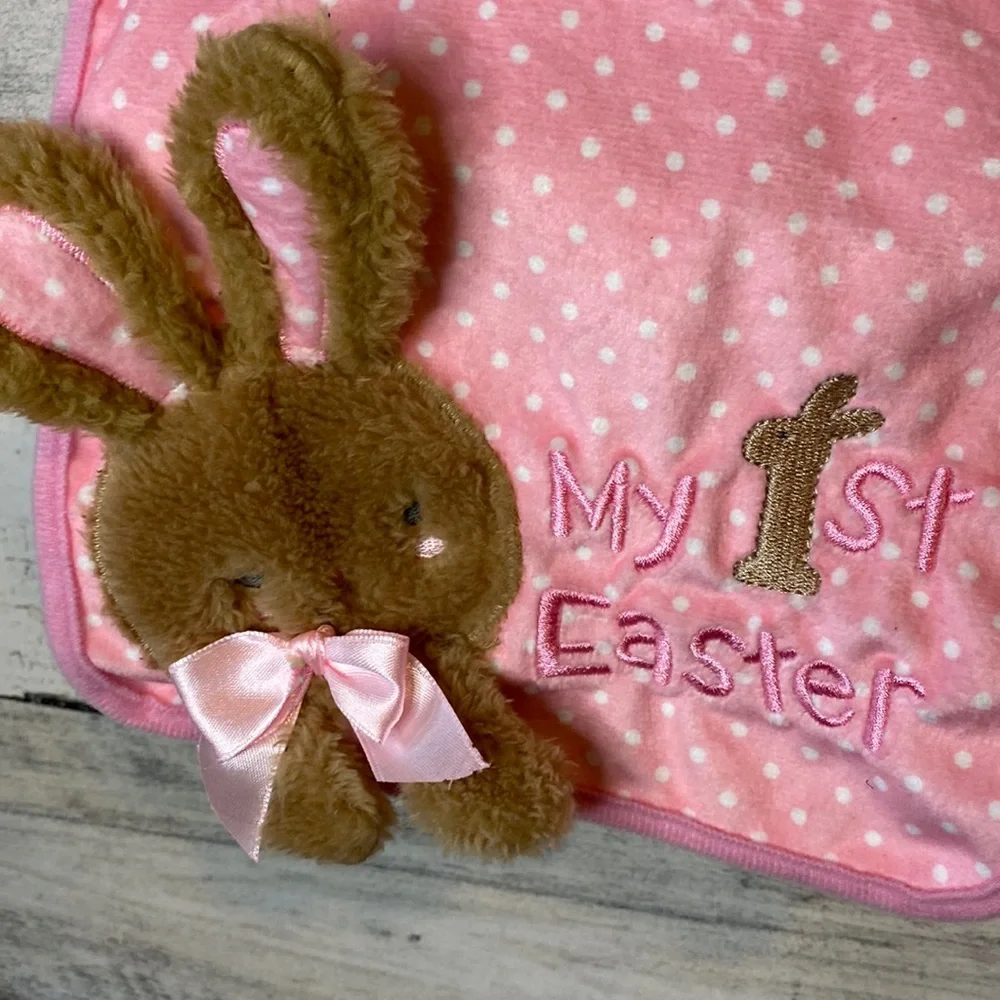 My First Easter Bib Pink NEW